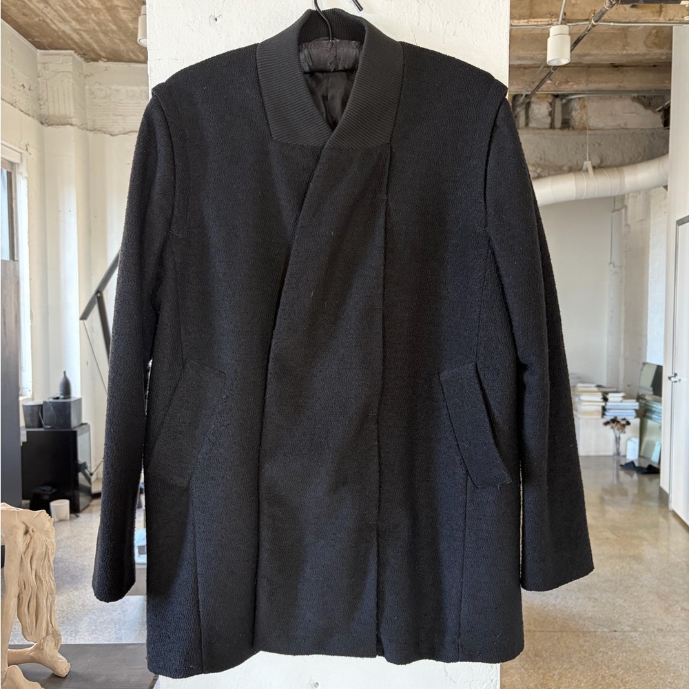 Ch Brand DS Men's Black Wool Pea Coat Sz M rag & bone John Varvatos